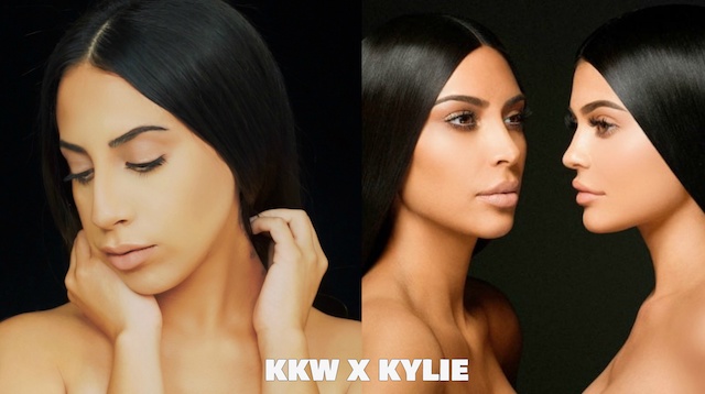 KKW X KYLIE COSMETICS INSPIRED CAMPAIGN MAKEUP