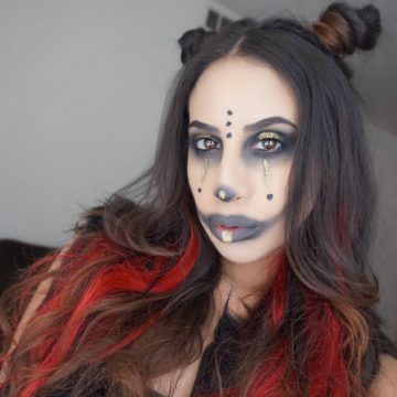 Gothic Clown Halloween Makeup 2017