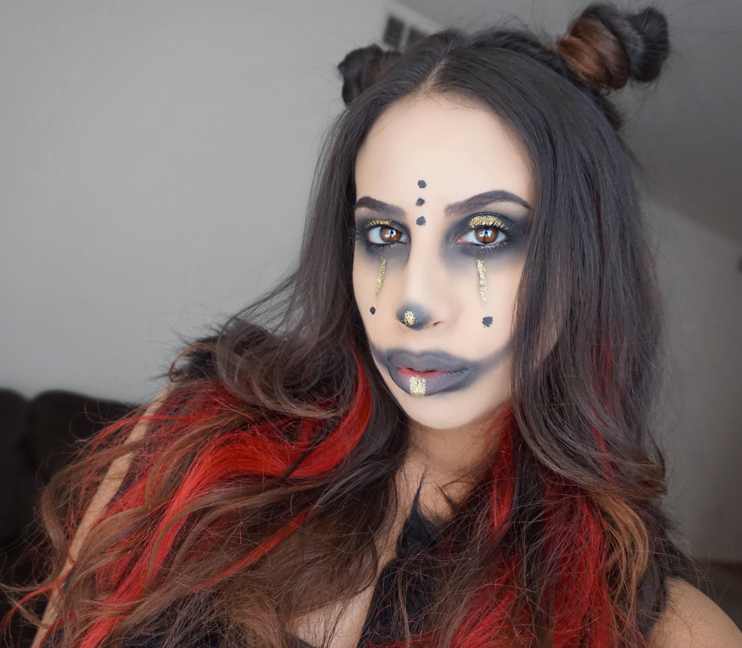Gothic Clown  Halloween  Makeup  2022 Glam  House Guide