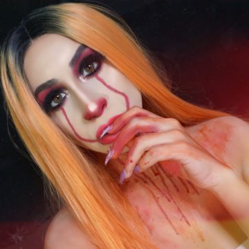 Sexy Pennywise Halloween Makeup (IT Makeup)