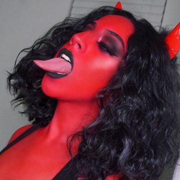 Sexy Devil Halloween Makeup