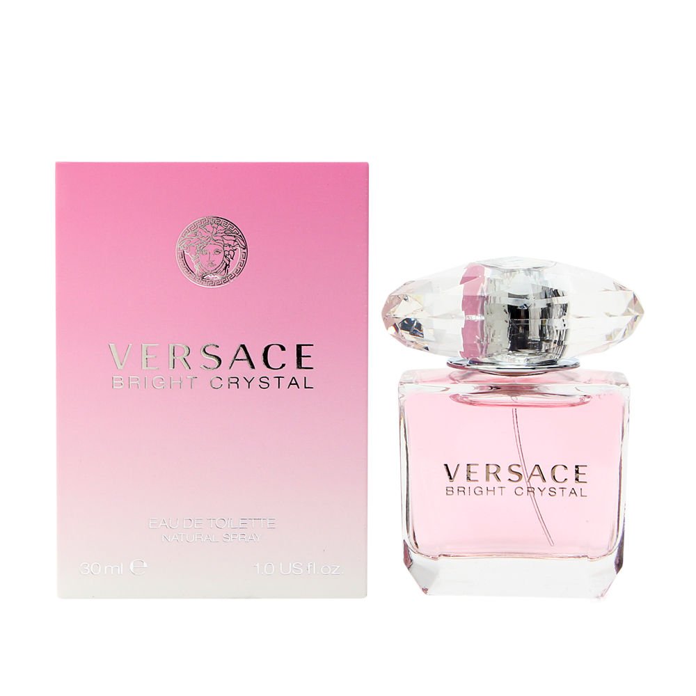 Bright Crystal by Versace for Women 1.0 oz EDT Spray: Buy Versace Perfumes - Sparkle with the alluring essences of pomegranate, magnolia and lotus flower, warmed with musk and amber. An irresistibly bright fragrance, created for breathtaking women.